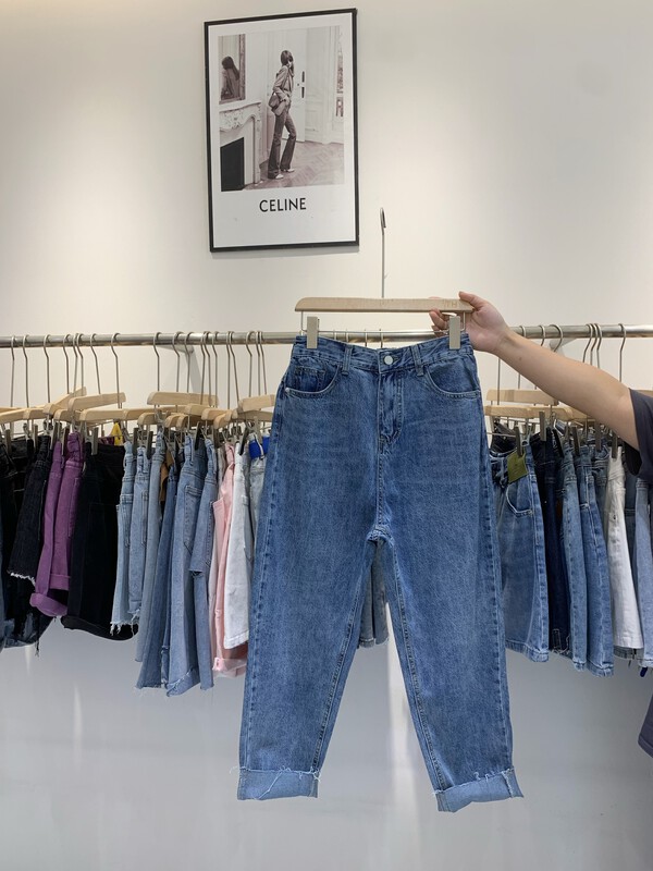 [T.H] Korean loose semi elastic Harlan jeans 9202# LSW