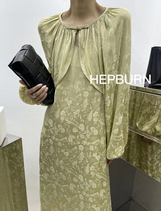 [Hepburn] rayon jacquard jacket 5033