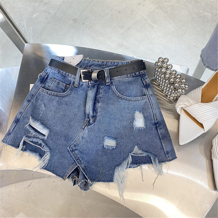 [aus] Vintage Wash versatile jeans (with belt) 6937# LSW