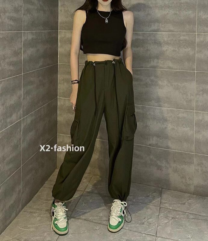 [w+] Korean loose casual pants 6135# WTT