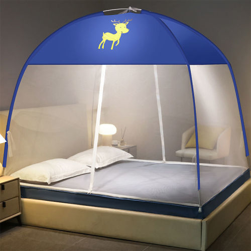 No mosquito net installation in Southern life, encrypted yurt 1.5m1.8x2m double bed household grain net single 1.2