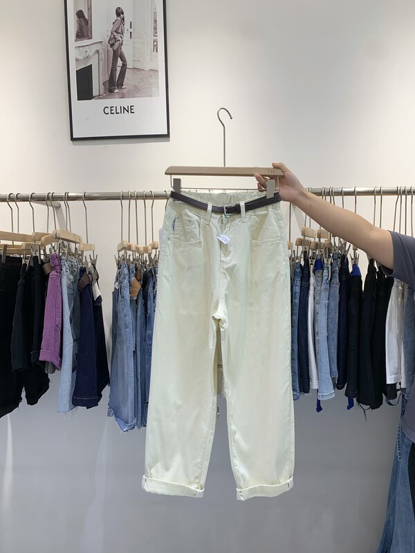 Original price 75.57! [T.H] Korean casual and versatile jeans (with belt) 165288 × LSW