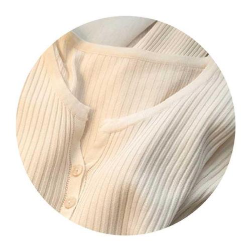 Knitted cardigan thin style with summer new style foreign style versatile long sleeved air conditioning shirt ice silk sunscreen Shirt Small Coat female