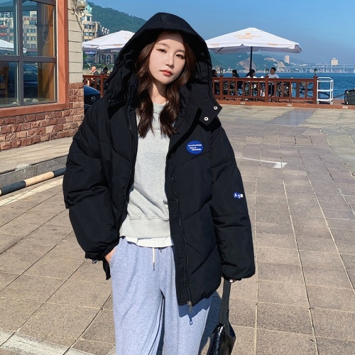 Real shooting of Hong Kong style cotton padded clothes cotton padded clothes new women's Korean bread clothes winter clothes small fashion thickened short coat