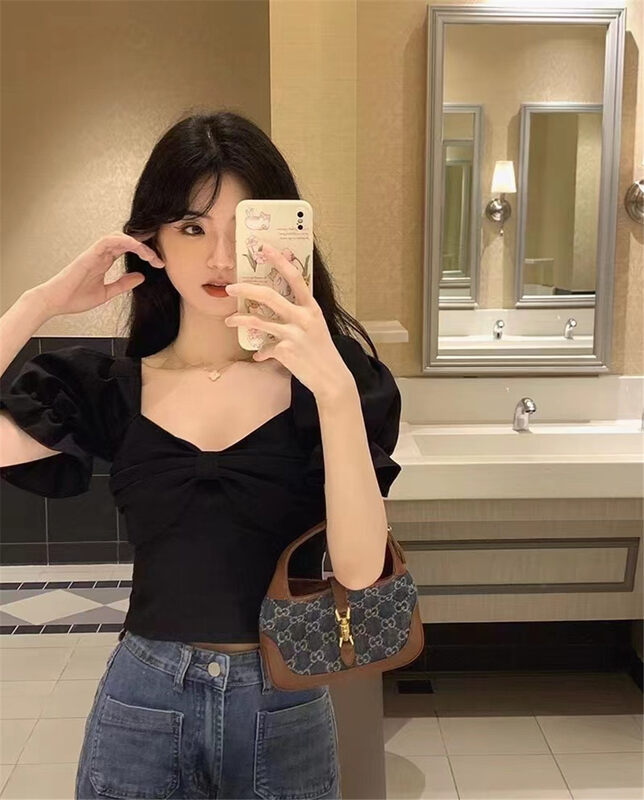 [fne fne] pure style back bow shirt 3537 × WPL