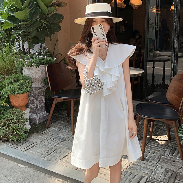 [come and see] Ruffle design dress 1367# JJ