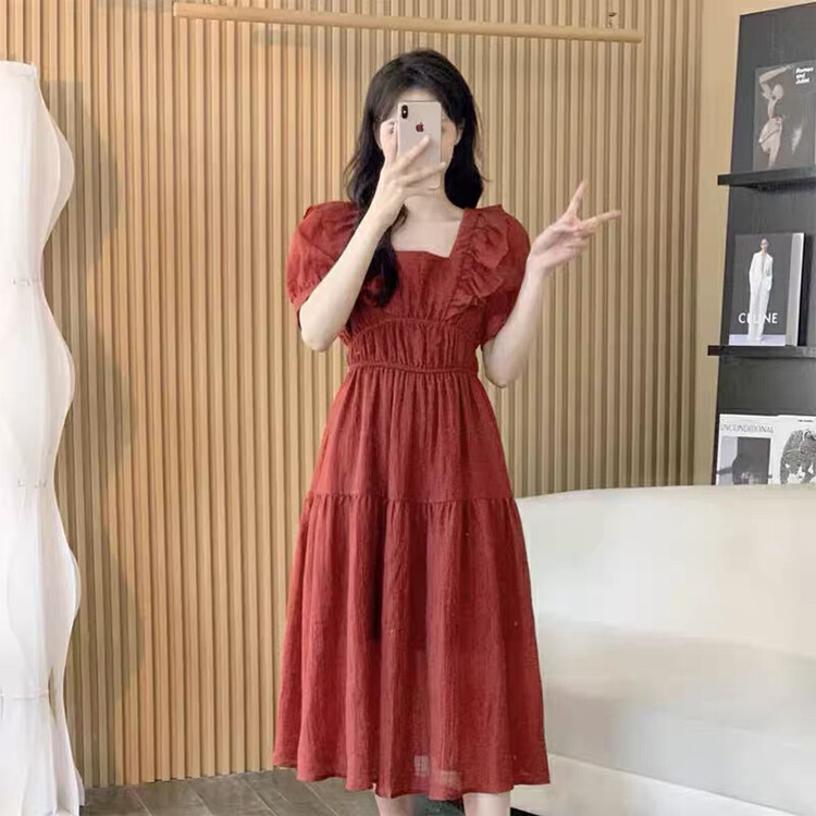 [come and see] heart first loose skinny lady dress 1407# JJ