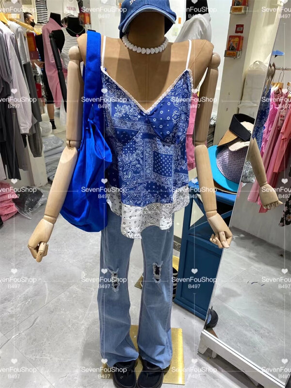 [sevenforshop] fashion cut hole slim jeans 95# ozq