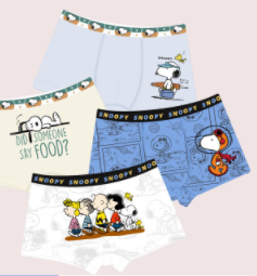 Children's underwear baby boys' boxer pants flat pants head little boys' middle and large children's shorts pure cotton