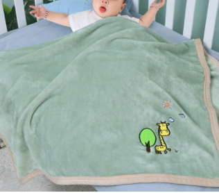 Flannel blanket, nap blanket, bed sheet, leg cover, thickened warm blanket, air conditioning blanket, office nap quilt