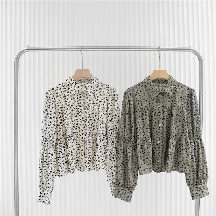 [Dazzi Daji] casual button up color matching shirt 900371 \jj