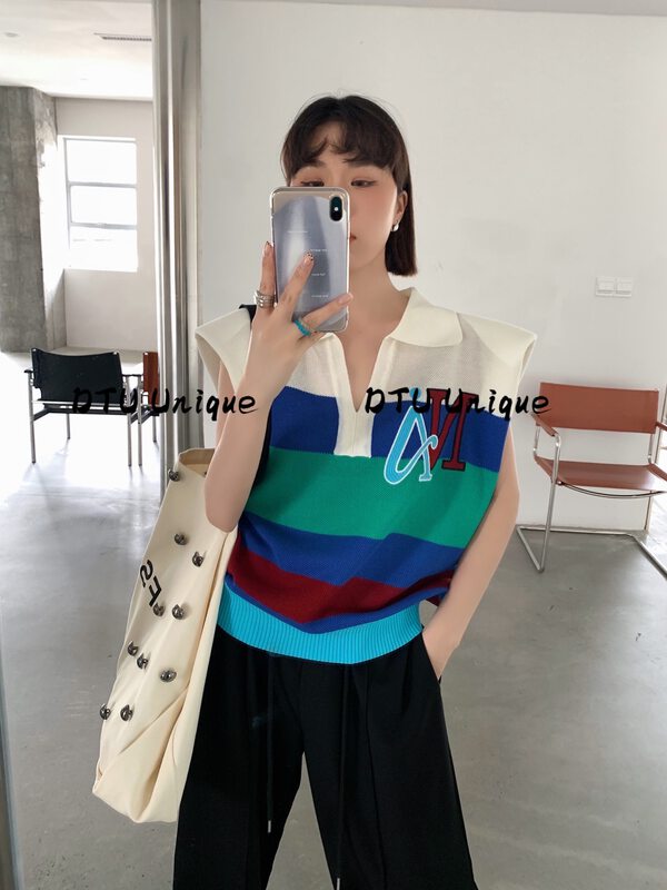 [DTU] color blocking personalized design sweater 3305835; LSL