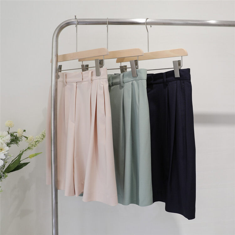 [Dazzi Daji] commuter high waist clear color casual shorts 900602# JJ