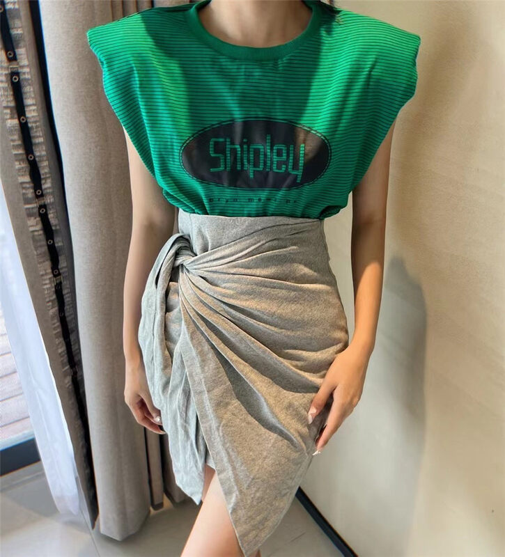 [goblin] knot irregularly designed Hip Wrap Skirt (only selling skirt) 9808# WPL