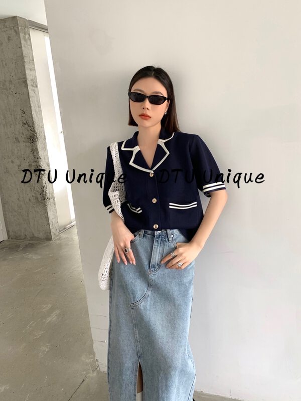 [DTU] xiaoxiangfeng commuter color matching versatile jacket 33072 \lsl