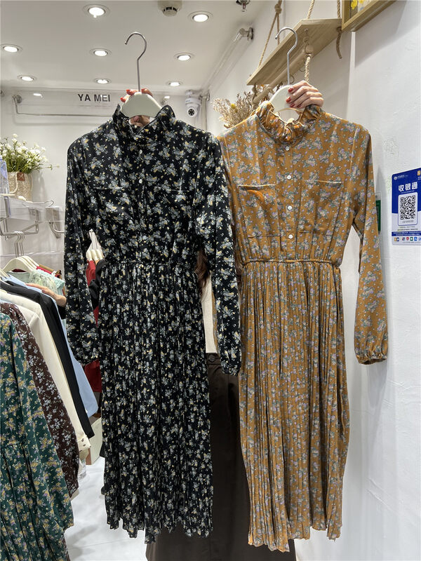 [ya.mei] French temperament retro western dress 80888 \ll
