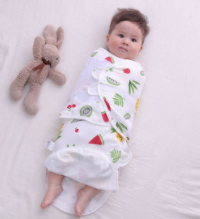 Newborn baby anti jump swaddling towel summer thin cotton towel sleeping bag Newborn Baby Comforter