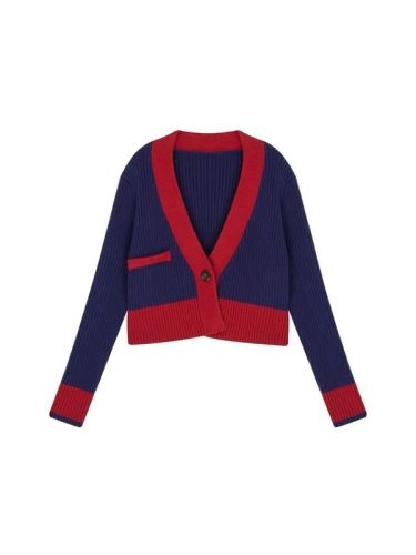 Early spring net red knitted cardigan women's autumn thin section small fragrance self-cultivation all-match short sweater small jacket