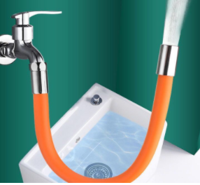 Quality faucet extender extension tube universal stereotyped hose anti-splash head lengthened bendable spout nozzle