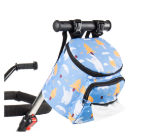 Baby stroller hanging bag universal walking baby artifact storage bag children's tricycle storage basket storage bag accessories
