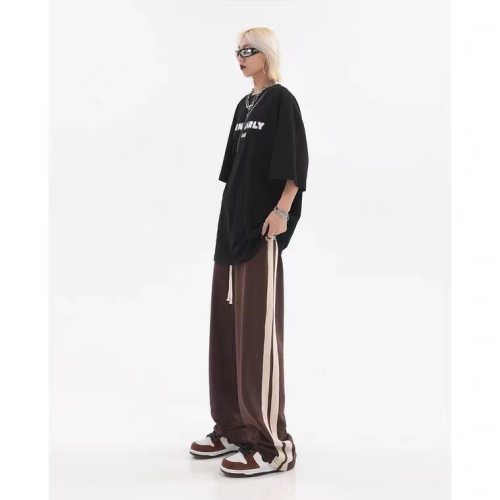 Official map summer Korean version of 250g casual pants slim straight pants loose large size s-4xl thin wide-leg pants women