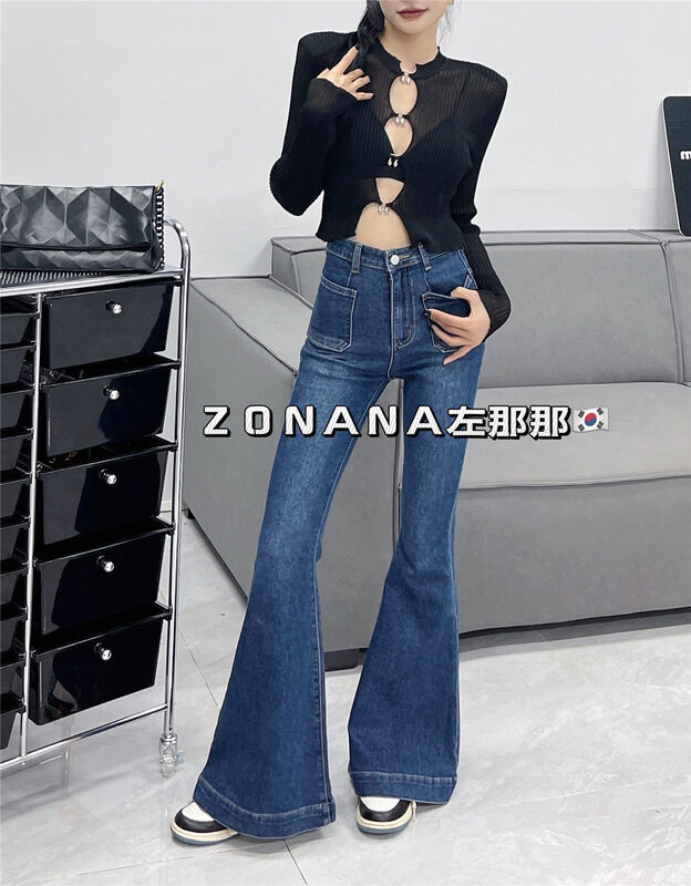 【ZONANA Zuo Nana】Korean fashionable flared jeans 673# ZXX