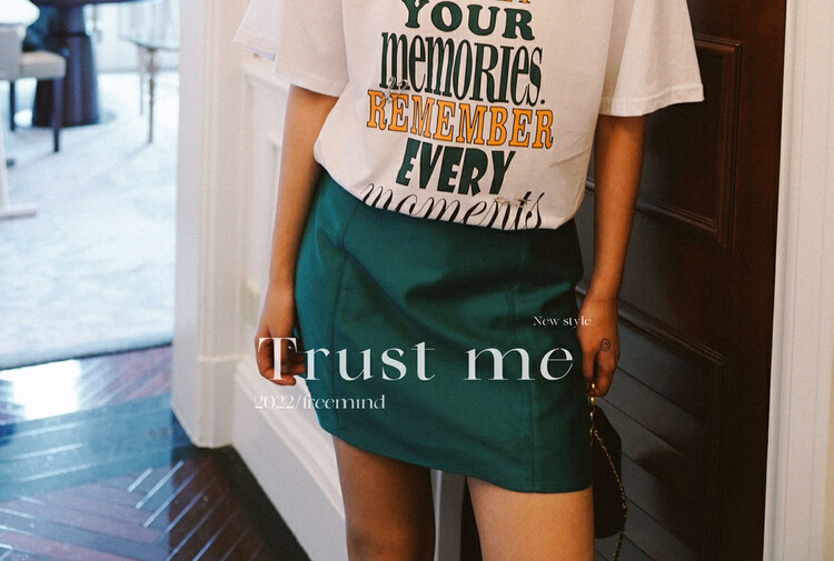 [TRUSTME] Temperament Versatile Basic Skirt 69260
