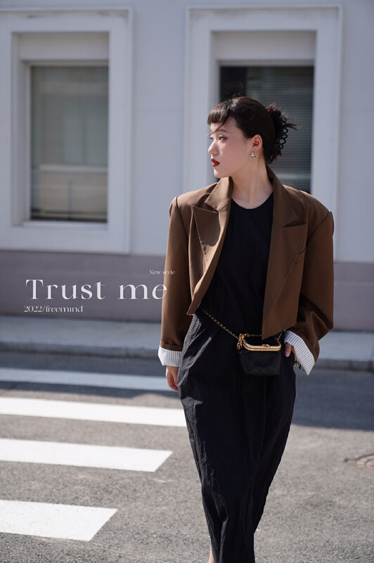 【TRUSTME】Temperament loose short suit 40109# JHY