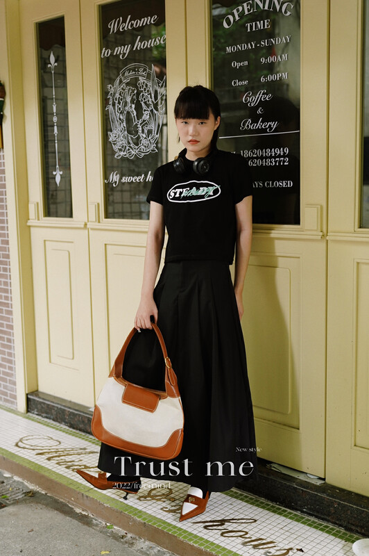 Original price 94.99! [TRUSTME] Simple and versatile loose skirt without belt 68720