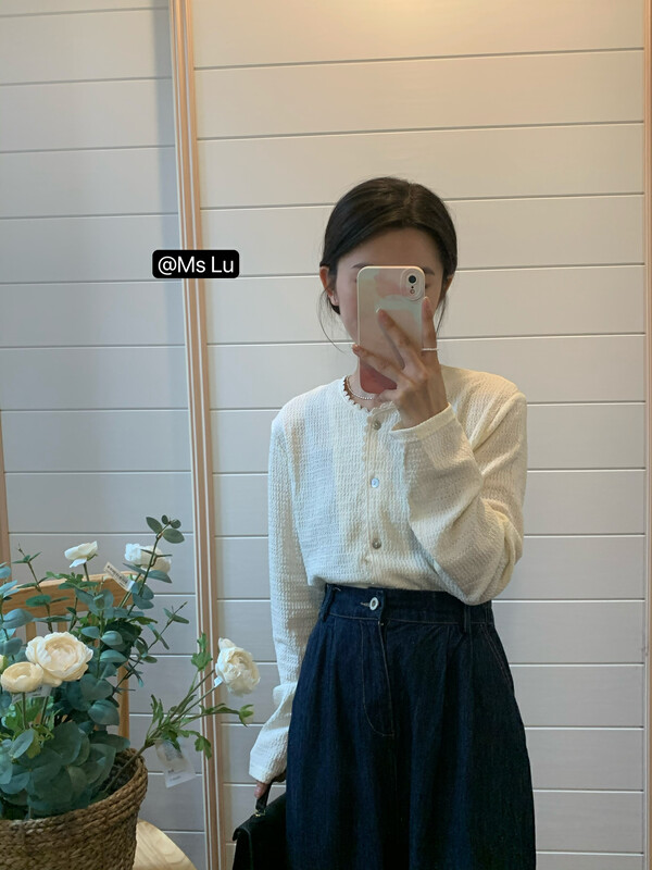 New in early autumn! [Xiaolujia] Xiaoxiangfeng fashionable all-match small shirt 80757# WTT