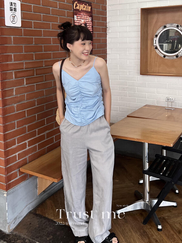 Original price 108.99! [TRUSTME] Solid Color Tencel Casual Pants Casual Pants 68990