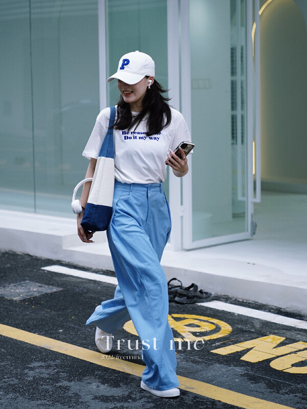 Original price 123.95! [TRUSTME] Korean pleated all-match straight casual pants 68910