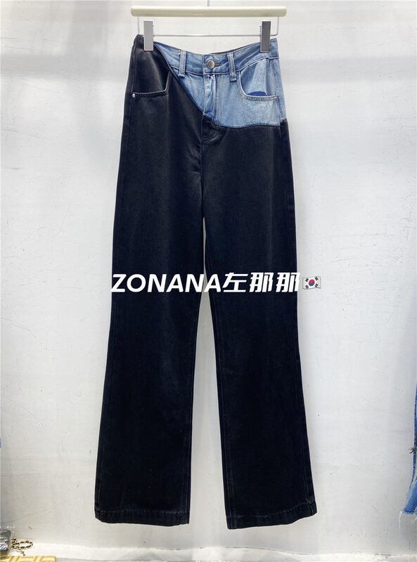 [ZONANA Zuo Nana] Fashionable color matching personality all-match jeans 641# ZXX