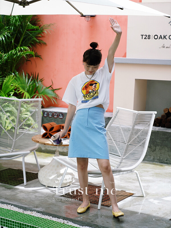 【TRUSTME】Korean style slim and comfortable skirt 68660