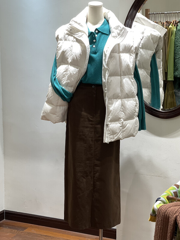 Original price 95.88! [TRUSTME] Simple solid color A-line skirt only sells skirt 21030