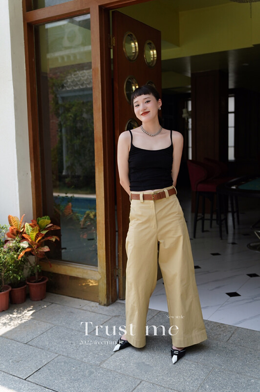 【TRUSTME】Neat Camisole/Sling Sling# JHY