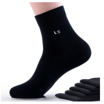 Cotton socks men's deodorant sweat-absorbing stockings in the tube cotton socks spring and summer four seasons autumn and winter cotton men's sports socks