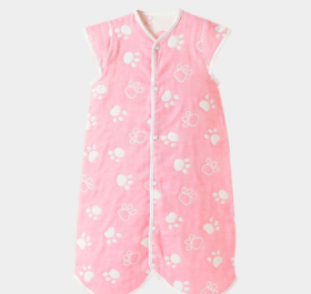 Cotton baby sleeping bag thin section gauze split legs baby children anti-kick quilt artifact four seasons universal summer