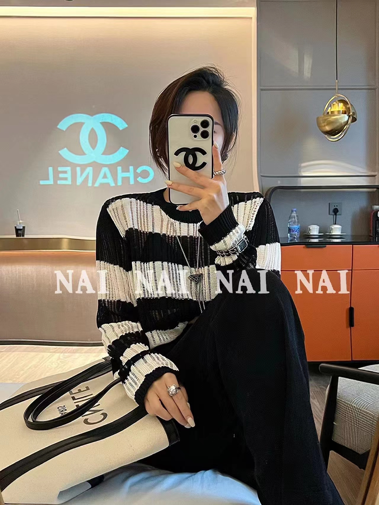 Early autumn Korean style tops new design short ladies knitted cardigan lazy style V-neck long-sleeved sweater coat