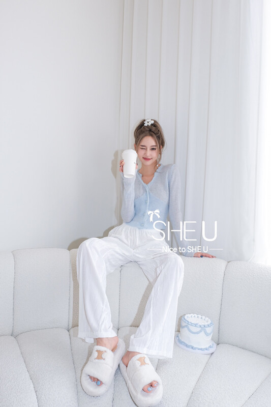 【SHE U】Korean all-match velvet trousers casual pants 51015