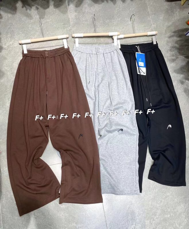 Autumn is new! [F] Loose and thin lace-up wide-leg casual pants 1618# HBX