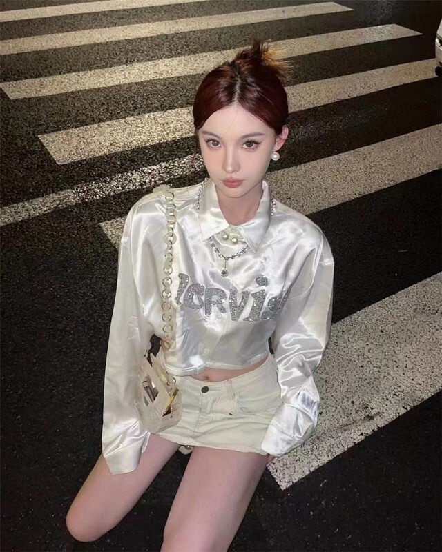 New in early autumn! [Big C STUDIO] thin pullover comfortable letter long-sleeved T-shirt YS1-3033# PCZ