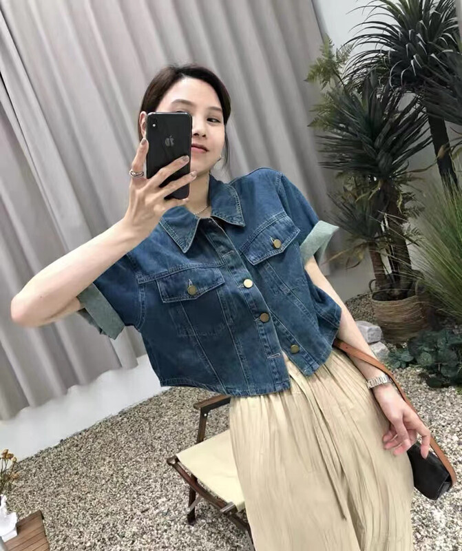 New in early autumn! [Only Love] Retro fashion loose denim jacket C811# ZXL