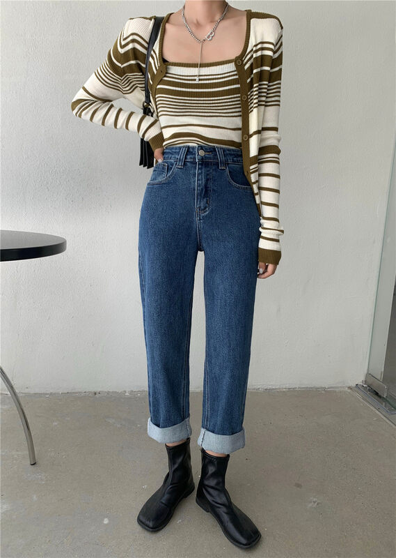 New in early autumn! [OKOY DENIM] Niche personality pocket jeans 1687# HYY