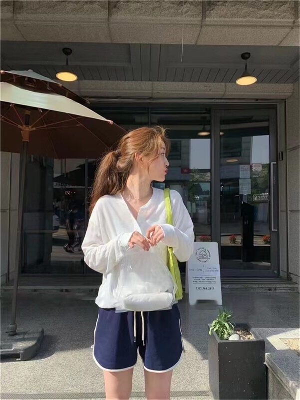 New in early autumn! [SELNE] Elastic waist loose all-match casual shorts 8201# XYJ