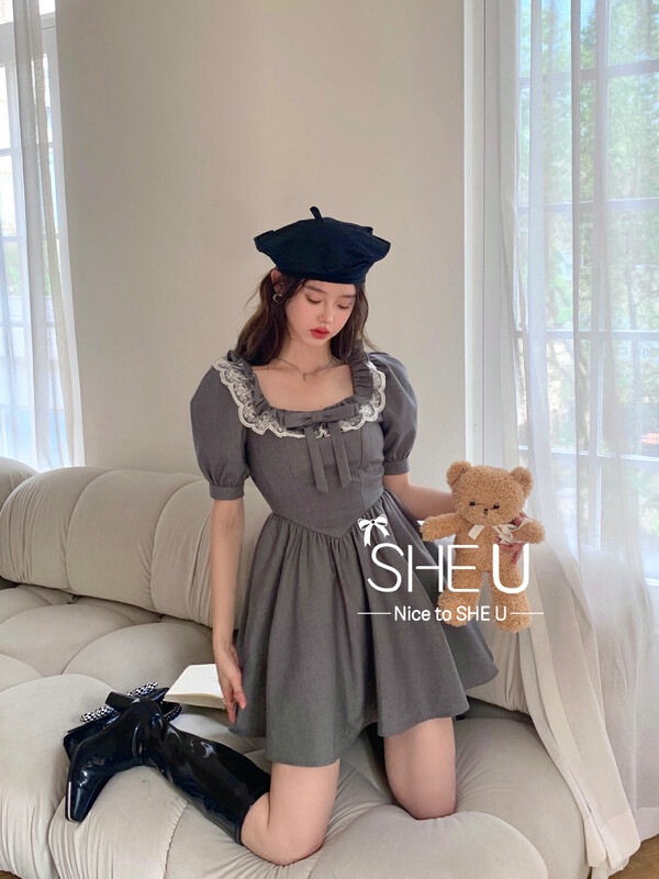 【SHE U】Little Ladies Lace Dress 89070