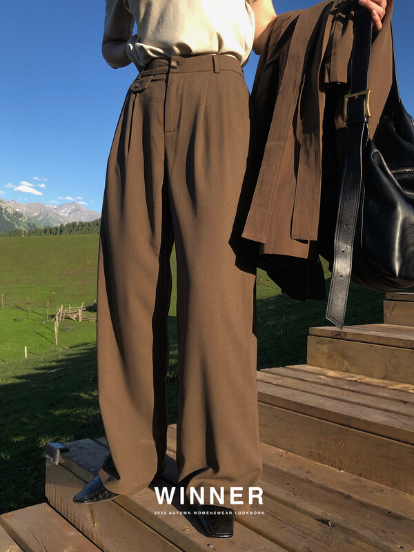 New in early autumn! [WINNER] Premium commuter straight-leg trousers YS1-8808# LL