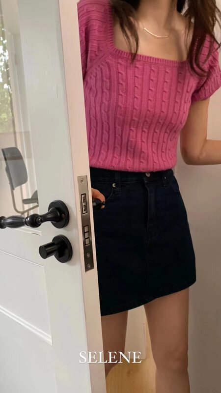 New in early autumn!【SELNE】High waist slim skirt 8005# XYJ