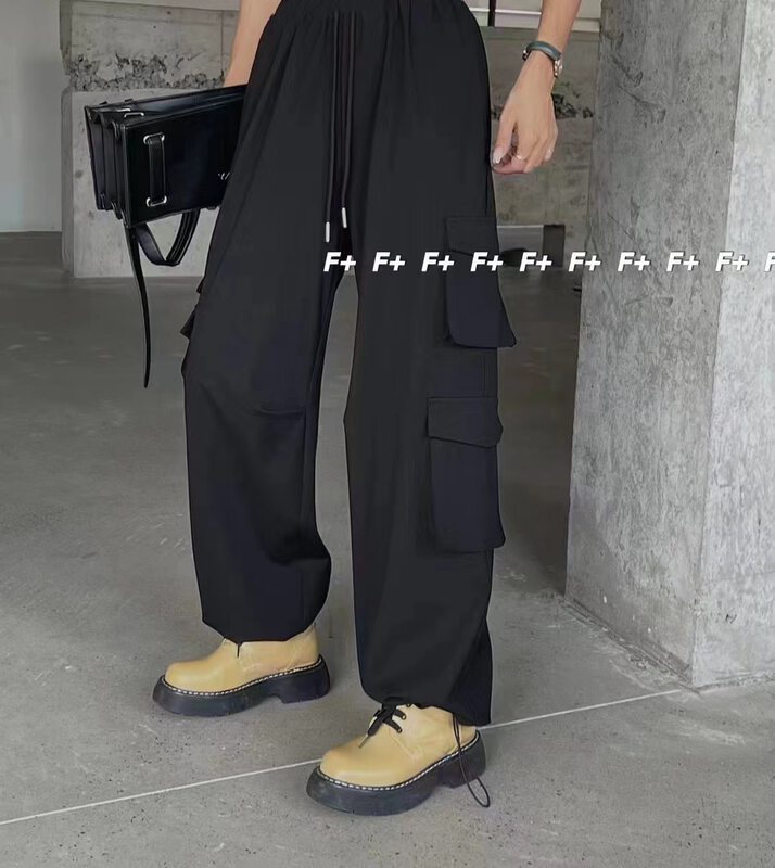 New in early autumn! [F] Comfortable and versatile pocket small design casual pants 1593# HBX