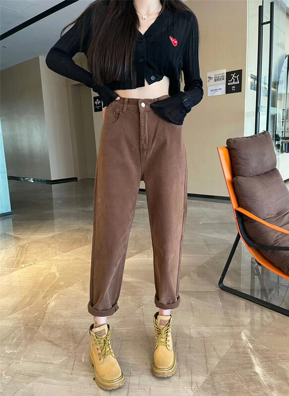 New in early autumn!【OKOY DENIM】Loose and casual solid color jeans 1802# HYY